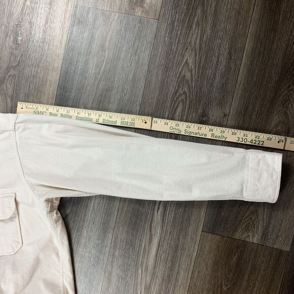 Vintage Woolrich Chamois Button Up Shirt Size L Shacket Outdoor - Picture 5 of 6
